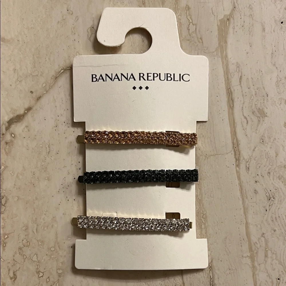 NWOT Banana Republic jeweled hair pins